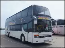 Setra 328 DT von Schödel-Reisen (ex Eurobus ch) aus Deutschland im Stadthafen Sassnitz am 04.06.2014