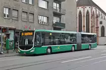 Mercedes Citaro 7023, auf der Linie 36, bedient die Haltestelle Universitätsspital. Die Aufnahme stammt vom 24.05.2016.