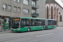 Mercedes Citaro 7046, auf der Linie 36, bedient die Haltestelle Universitätsspital. Die Aufnahme stammt vom 24.05.2016.