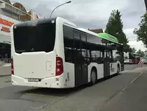 Heck des neuen MB C2 NGT Nr. 30 am 2.6.2016 beim Bhf Süd.