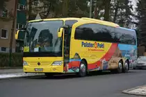 Zur  Grünen Woche 2016  ist L-PP 8427 zu Besuch in Berlin. Aufgenommen wurde ein Mercedes Benz Travego (Polster&Pohl).

