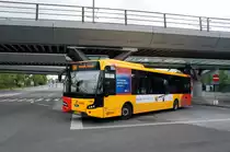 Bus Dänemark / Region Seeland / Region Sjælland: VDL Citea LLE (Light Low Entry) - Wagen 7506 von Trafikselskabet Movia (Eigentümer Fahrzeug: Umove A/S), aufgenommen im Mai 2016 am Hauptbahnhof von Kopenhagen.