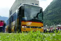 Setra 300er UL beim Publikumsanlass in Pollegio, am 5.6.2016.