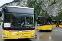 Ein MAN und Solaris traffen sich am 5.6.2016 in Rynächt.