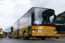 Setra beim Abfahren vom Festplatz in Rynächt am 5.6.2016