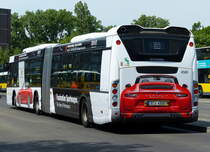 Scania Citywide der BVG B-V 4500, hier bei meinem Besuch in der Hertzallee in Berlin im Mai 2016.