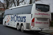 Zur  Grünen Woche 2016  ist GF-BT 46 zu Besuch in Berlin. Aufgenommen wurde ein Volvo 9700 (briotours) / Flatowallee.
