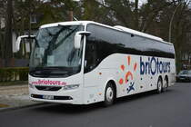 Zur  Grünen Woche 2016  ist GF-BT 46 zu Besuch in Berlin. Aufgenommen wurde ein Volvo 9700 (briotours) / Flatowallee.
