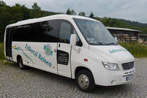 Mercedes Sprinter Kleinbus von  Zellertal Reisen  aus Drachselsried. Gesehen in Regen 11.06.2016