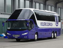 Neoplan Starliner VIPDriver.ch aux couleurs de Volero Zurich (Volleyball), Fribourg printemps 2016 