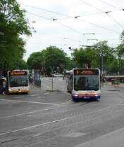 ESWE Verkehr und MVG Mercedes Benz Citaro 2 G am 11.06.16 in Mainz Hbf