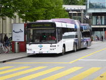 Bern Mobil - Volvo Nr.831  BE 612831 unterwegs auf der Linie 11 in der Stadt Bern am 24.05.2016
