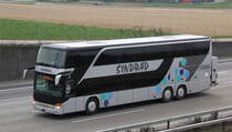 Setra 431 DT n° 3 Sinbad, près de Berne avril 2016