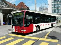 tpf - Mercedes Citaro Nr.384 FR 300387 eingeteilt auf der Linie 5 unterwegs in der Stadt Fribourg am 26.07.2008