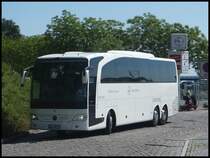 Mercedes Travego von Heike Bös aus Deutschland im Stadthafen Sassnitz am 06.06.2014