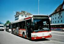 AAGS Schwyz Nr. 10/SZ 5810 Mercedes/Hess Citaro am 16. Juli 2008 Schwyz, Postplatz