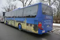Zur  Grünen Woche 2016  ist TDO-RV 28 zu Besuch in Berlin. Aufgenommen wurde ein Setra S 415 UL (Schulze Reiseverkehr) / 16.01.2016 / Berlin, Olympischer Platz.
