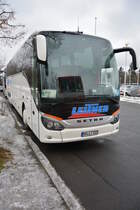 Zur  Grünen Woche 2016  ist RH-LT 222 zu Besuch in Berlin. Aufgenommen wurde ein Setra S 516 HD (Leitner Touristik GmbH) / 16.01.2016 / Berlin, Olympischer Platz.
