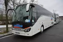 Zur  Grünen Woche 2016  ist RH-LT 222 zu Besuch in Berlin. Aufgenommen wurde ein Setra S 516 HD (Leitner Touristik GmbH) / 16.01.2016 / Berlin, Olympischer Platz.
