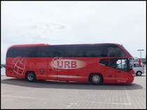 Neoplan Cityliner von URB aus Deutschland im Stadthafen Sassnitz am 09.06.2014
