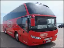 Neoplan Cityliner von URB aus Deutschland im Stadthafen Sassnitz am 09.06.2014