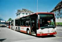 AAGS Schwyz Nr. 17/SZ 10'117 Mercedes Citaro am 16. Juli 2008 Schwyz, Postplatz