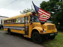 Ein Amerikanischer Schulbus am 18.06.16 im DB Museum Koblenz