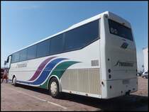 VDL Bova Futura von Twerenbold aus der Schweiz im Stadthafen Sassnitz am 09.06.2014