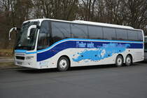 Zur  Grünen Woche 2016  ist LÖB-RA 598 zu Besuch in Berlin. Aufgenommen wurde ein Volvo 9700 (Fahrschule Roland Aust) / 16.01.2016 / Berlin, Olympischer Platz.
