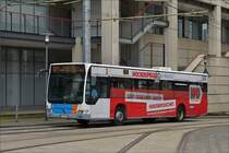 . Mercedes Benz Citaro kommt am Busbahnhof in Saarbrücken an. 20.06.2016