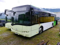 tpc - Solaris Urbino VD 1250 abgestellt im Depot/Werkstätte Areal anlässlich des Abschiedfest der alten Bahn Fahrzeuge der AOMC am 19.06.0216