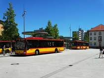 HSB Mercedes Benz Citaro 1 Facelift und Citaro 1 Wagen 42  am 23.06.16 in Hanau Freiheitsplatz