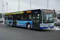 Am 16.01.2016 fährt P-AV 112 (Mercedes Benz Citaro Facelift) für die  Grüne Woche 2016  Shuttle Verkehr zwischen Messe (ICC) und Olympischer Platz.
