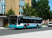 Stadtverkehr Maintal Mercedes Benz Citaro 1 Facelift am 23.06.16 in Hanau Freiheitsplatz