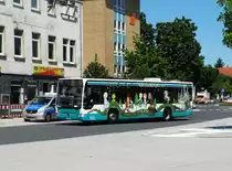 Stadtverkehr Maintal Mercedes Benz Citaro 1 Facelift Märchenexpress am 23.06.16 in Hanau Freiheitsplatz