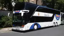 Setra S431 DT am 08.06.2016 in Zittau.