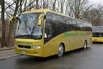 Am 16.01.2016 steht BZ-OT 200 in der Jesse-Owens-Allee. Aufgenommen wurde ein Volvo 9700 (Oberlausitz - Tourist).
