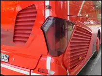 Heckleuchten des Setra 515 HD von Arzt aus Deutschland in Stralsund am 10.06.2014