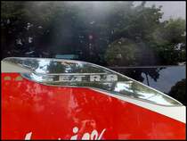  Setra  Zierleiste des Setra 515 HD von Arzt aus Deutschland in Stralsund am 10.06.2014