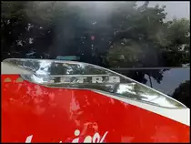  Setra  Zierleiste des Setra 515 HD von Arzt aus Deutschland in Stralsund am 10.06.2014