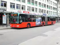 VB Biel - Mercedes Citaro Nr.157  BE 666157 unterwegs auf der Linie 1 in der Stadt Biel am 19.06.2016
