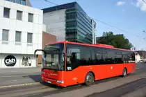 Bus Ulm: Irisbus Crossway LE von DB ZugBus Regionalverkehr Alb-Bodensee GmbH (RAB), aufgenommen im Juni 2016 am Hauptbahnhof in Ulm. 