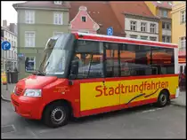 VW Kleinbus von Stadtrundfahrten Stralsund in Stralsund am 10.06.2014
