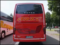 Setra 515 HD von Arzt aus Deutschland in Stralsund am 10.06.2014