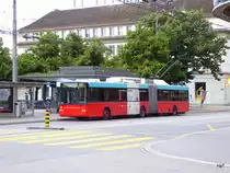 VB Biel - Trolleybus Nr.88 unterwegs auf der Linie 4 in der Stadt Biel am 19.06.2016