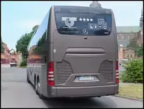 Mercedes Travego Vorführwagen von Bohr aus Deutschland in Stralsund am 10.06.2014
