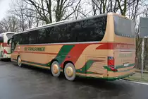 Am 16.01.2016 steht HST-CV 14 in der Jesse-Owens-Allee. Aufgenommen wurde ein Setra S 416 GT-HD (De Stralsunner / Otto Müller).
