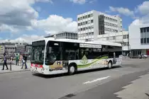 Bus Ulm: Mercedes-Benz Citaro LE � vom RBA - Regionalbus Augsburg GmbH, aufgenommen im Juni 2016 am Hauptbahnhof in Ulm.