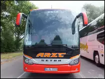 Setra 515 HD von Arzt aus Deutschland in Stralsund am 10.06.2014