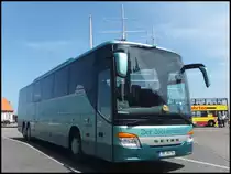 Setra 417 GT-HD von Der Westprignitzer aus Deutschland in Stralsund am 10.06.2014